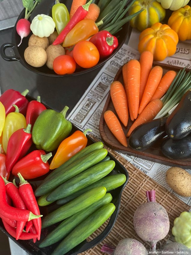 Полимерный урожай — Кукольная миниатюра своими руками: еда (фото 3)