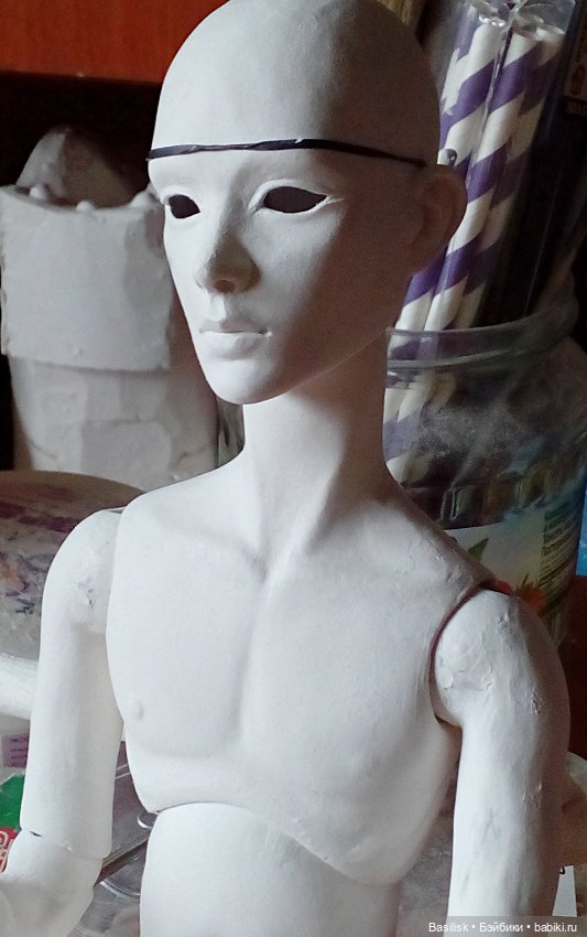 Кукла в процессе — Авторские шарнирные куклы своими руками: лепка (фото 2)