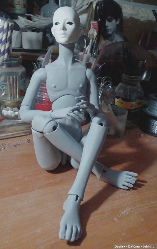 Кукла в процессе — Авторские шарнирные куклы своими руками: лепка (фото 8)