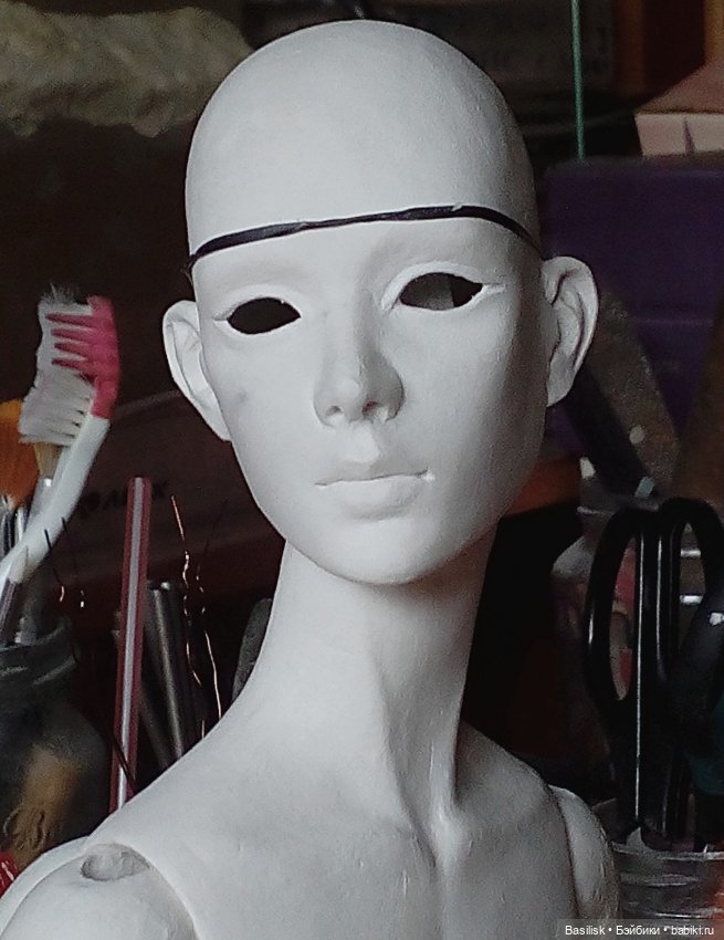 Кукла в процессе — Авторские шарнирные куклы своими руками: лепка (фото 4)