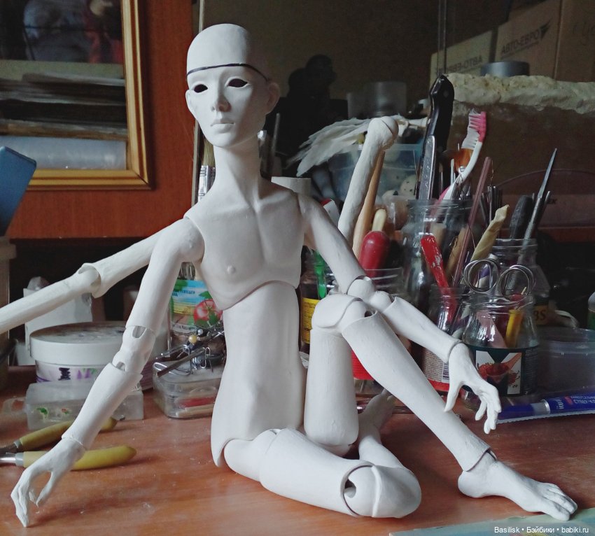 Кукла в процессе — Авторские шарнирные куклы своими руками: лепка
