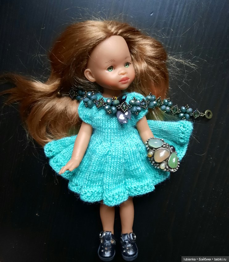 Платье новое бирюзовое💙💚 — Куклы Paola Reina (Паола Рейна): новинки