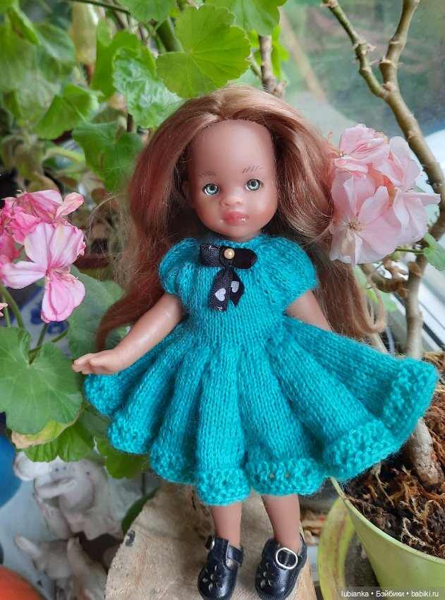 Платье новое бирюзовое💙💚 — Куклы Paola Reina (Паола Рейна): новинки (фото 8)