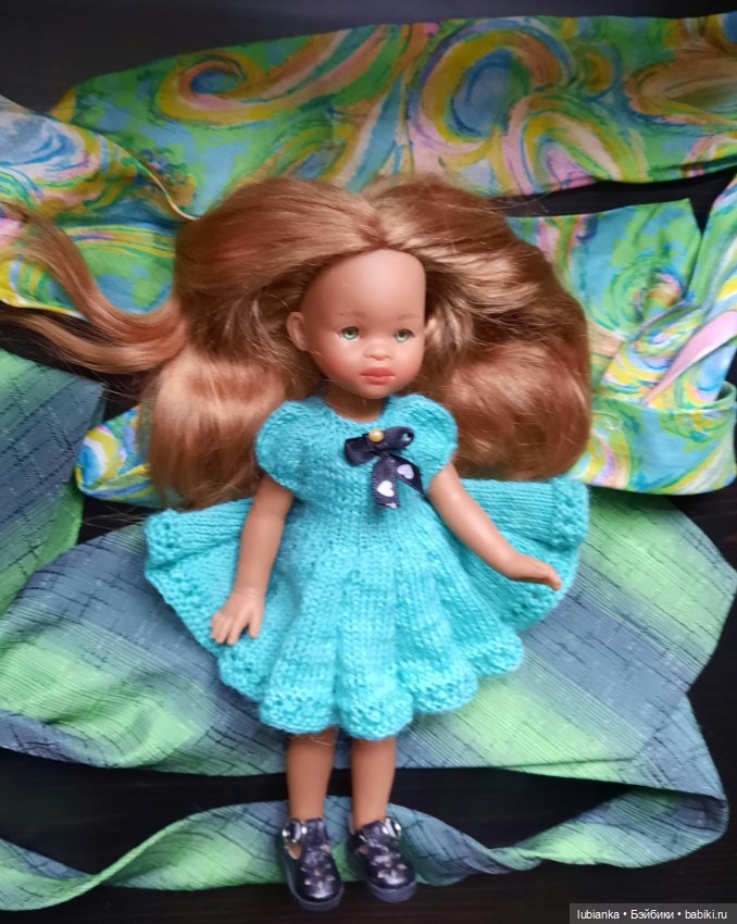 Платье новое бирюзовое💙💚 — Куклы Paola Reina (Паола Рейна): новинки