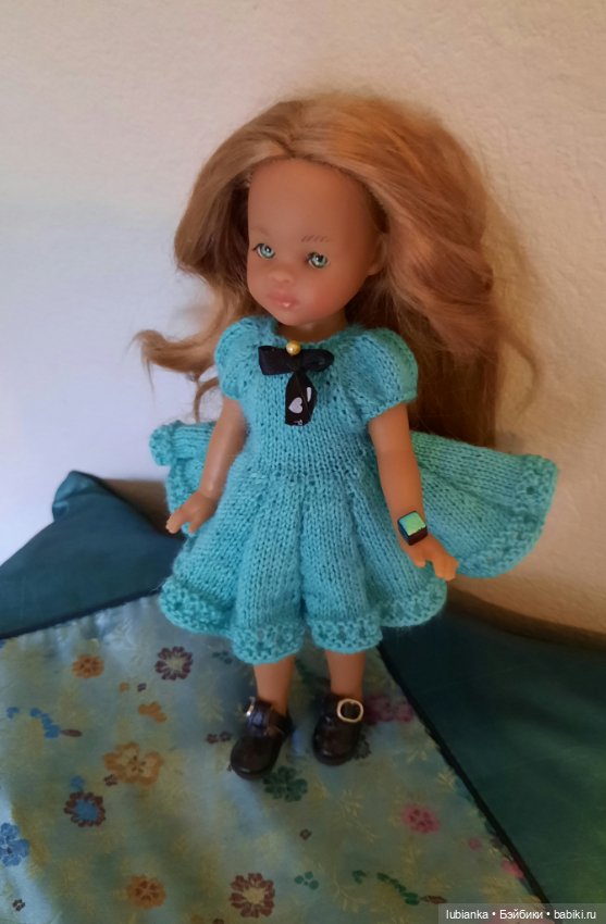 Платье новое бирюзовое💙💚 — Куклы Paola Reina (Паола Рейна): новинки