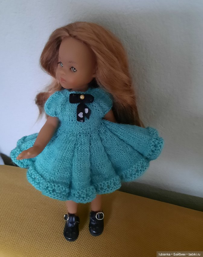 Платье новое бирюзовое💙💚 — Куклы Paola Reina (Паола Рейна): новинки (фото 6)