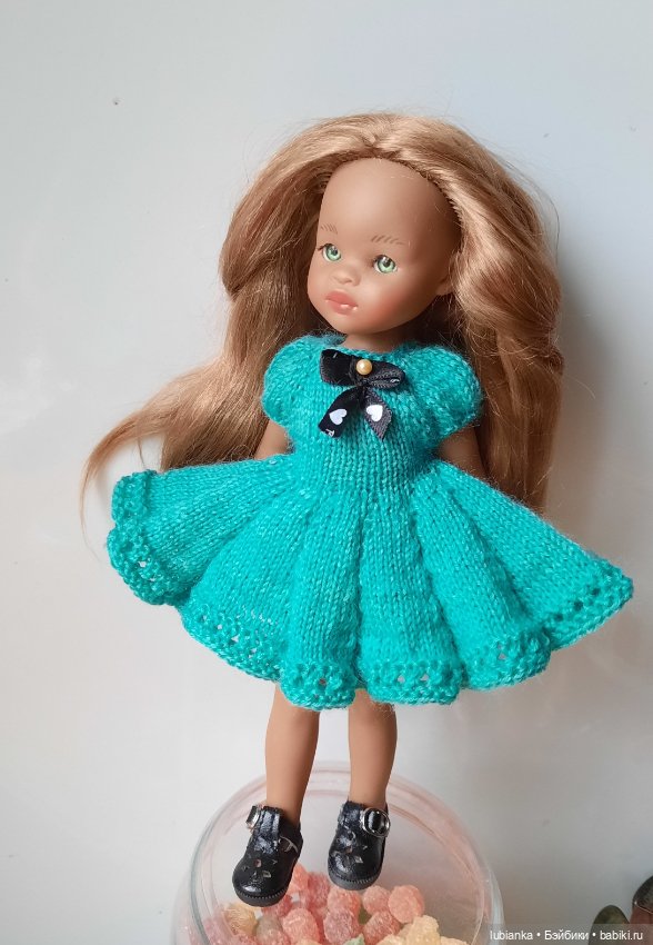 Платье новое бирюзовое💙💚 — Куклы Paola Reina (Паола Рейна): новинки (фото 2)