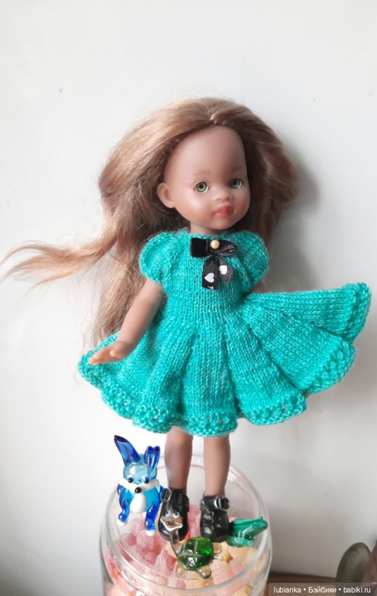 Платье новое бирюзовое💙💚 — Куклы Paola Reina (Паола Рейна): новинки