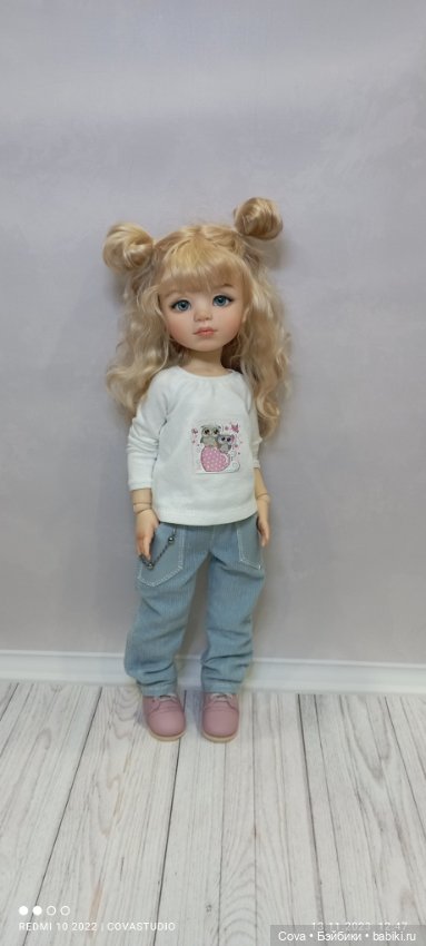 Новый образ Наташи — Авторские шарнирные куклы своими руками: лепка (фото 8)