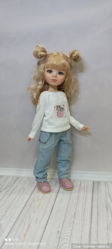 Новый образ Наташи — Авторские шарнирные куклы своими руками: лепка (фото 7)