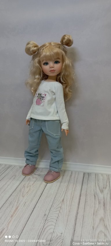 Новый образ Наташи — Авторские шарнирные куклы своими руками: лепка (фото 6)