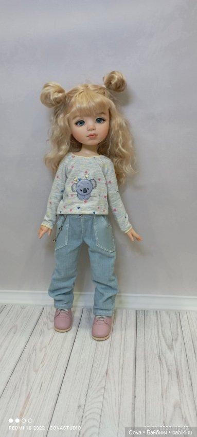 Новый образ Наташи — Авторские шарнирные куклы своими руками: лепка (фото 4)