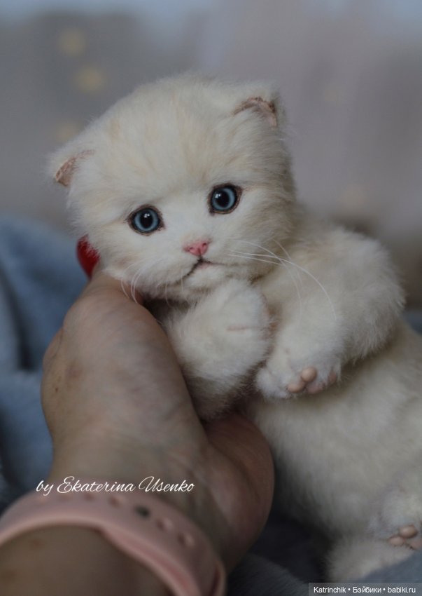 Котенок Мия — Авторские мишки Тедди и друзья: фото (фото 8)