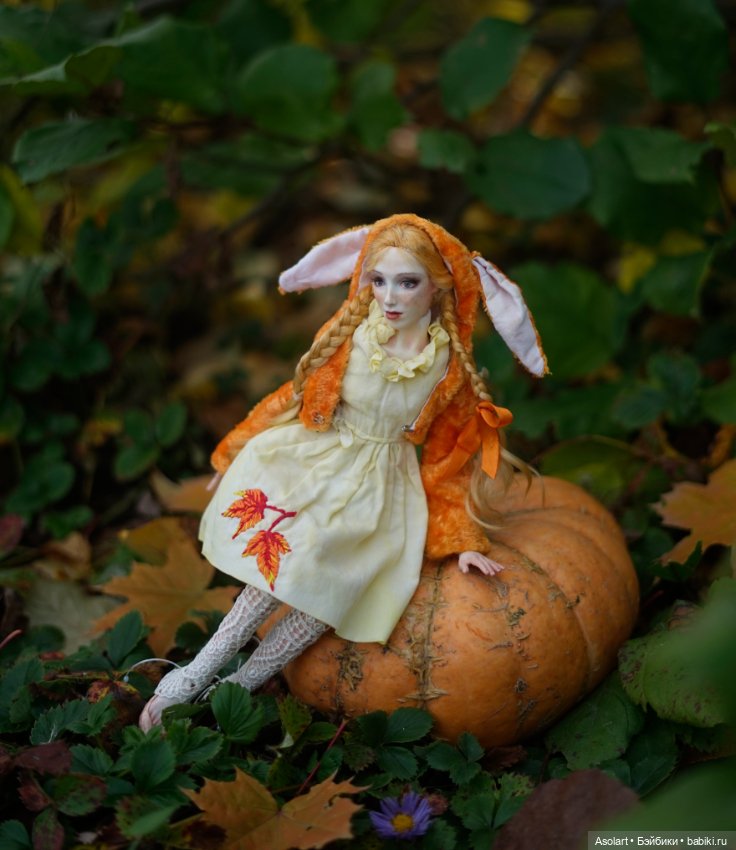 Листопадничек — Авторские фарфоровые куклы (OOAK): ручная работа (фото 5)