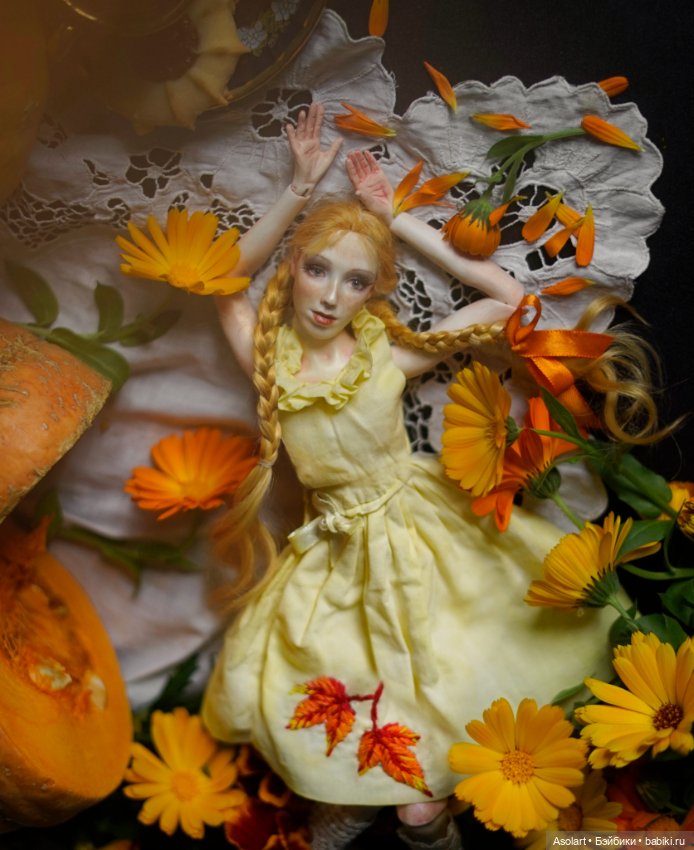 Листопадничек — Авторские фарфоровые куклы (OOAK): ручная работа (фото 3)