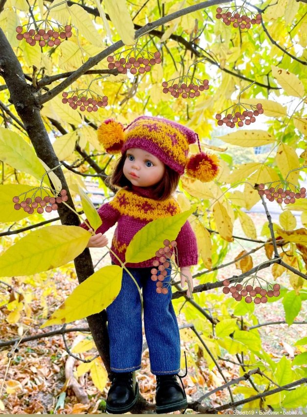 Рябин пылающие кисти — Одежда и обувь для кукол своими руками: фото