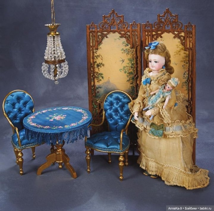 Антикварные люстры для кукольных интерьеров (фото 6)