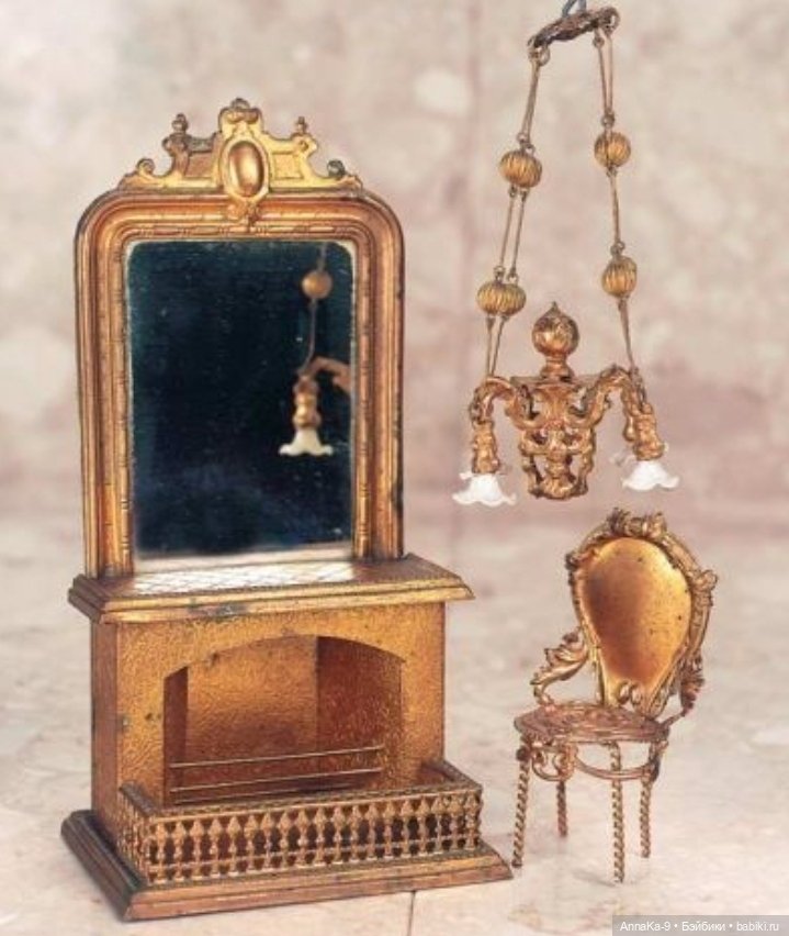 Антикварные люстры для кукольных интерьеров (фото 10)