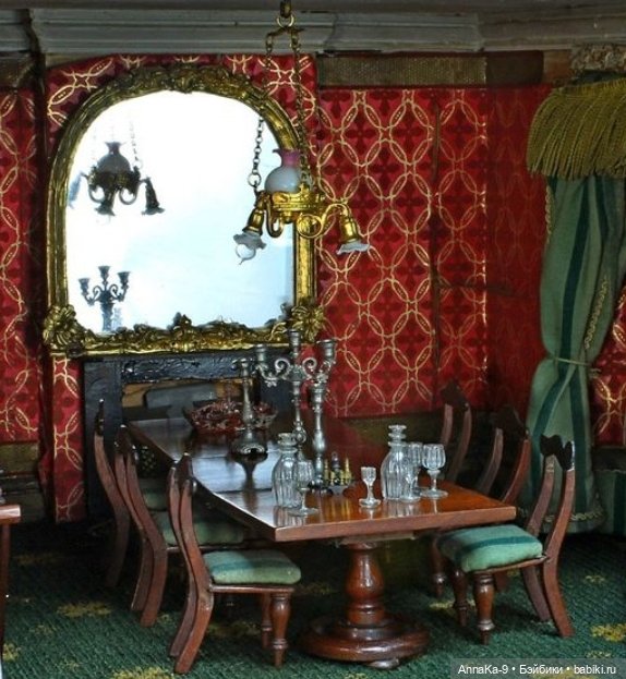 Антикварные люстры для кукольных интерьеров