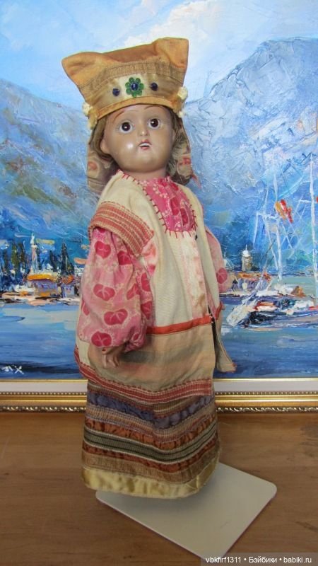 Дунечка - куколка по мотивам Дунаевской артельной куклы 1900 г (фото 3)