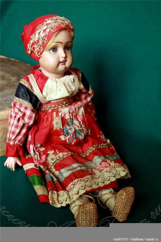 Дунечка - куколка по мотивам Дунаевской артельной куклы 1900 г (фото 6)