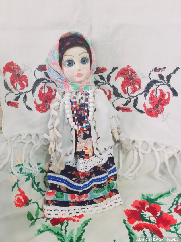 Дунечка - куколка по мотивам Дунаевской артельной куклы 1900 г