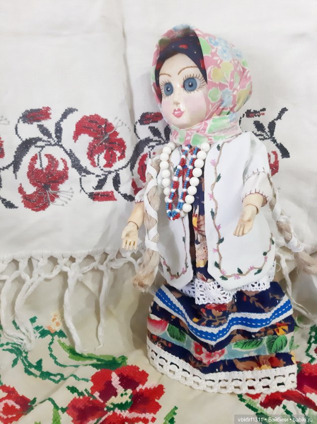 Дунечка - куколка по мотивам Дунаевской артельной куклы 1900 г