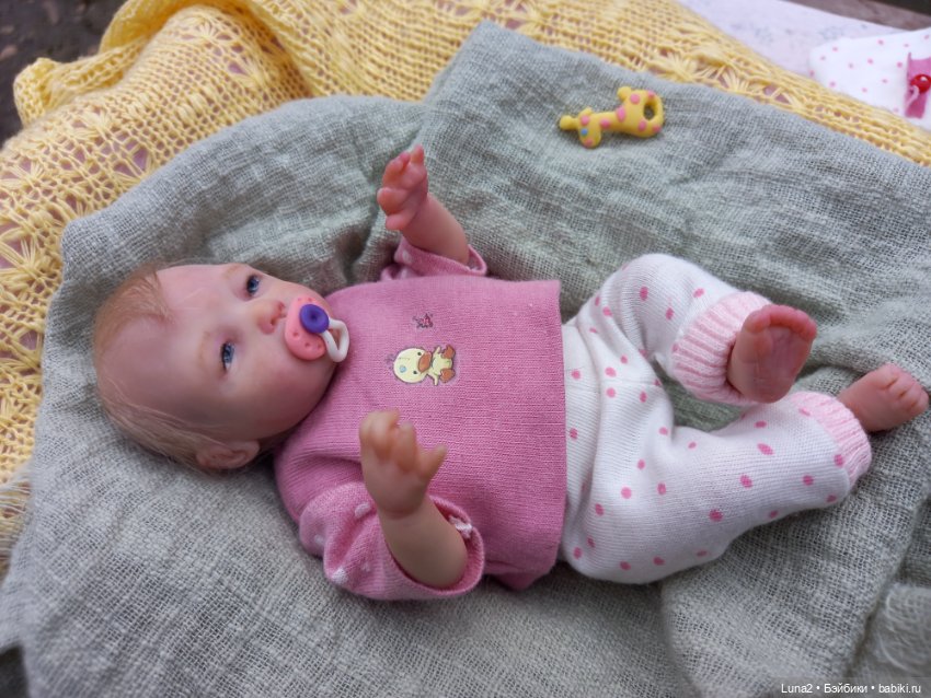 Иза - новая малышка — Лепка авторских кукол: полимерная глина (фото 7)