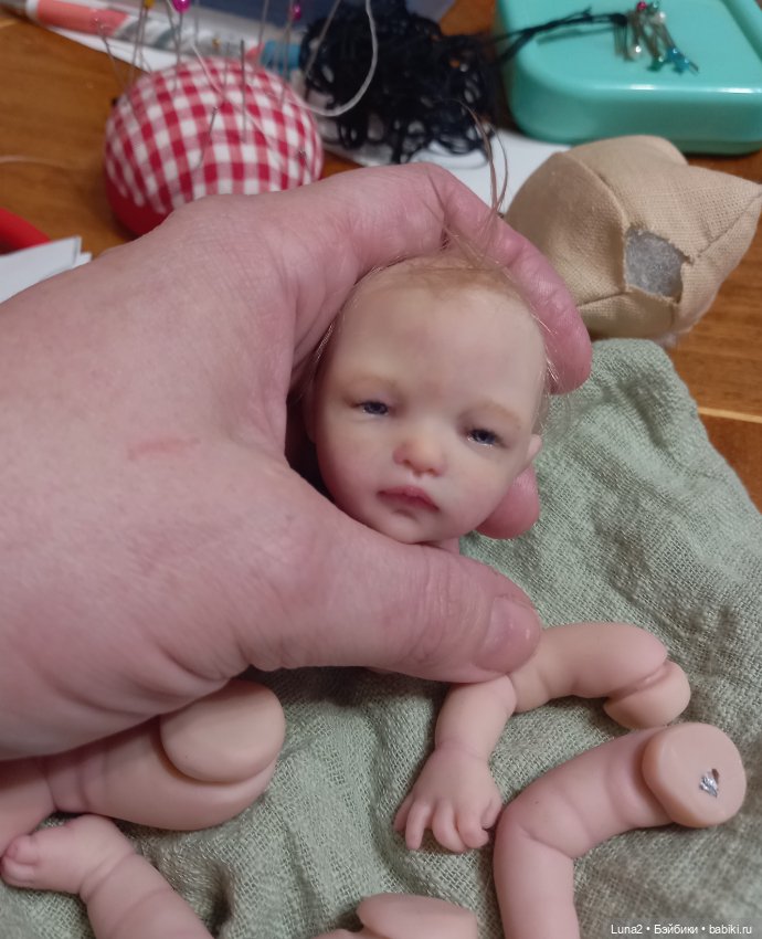 Иза - новая малышка — Лепка авторских кукол: полимерная глина