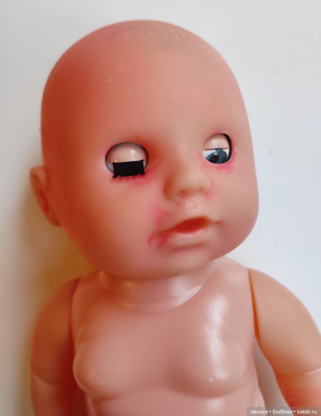 Реставрация пупса — Реставрация и преображение кукол: ремонт (фото 2)