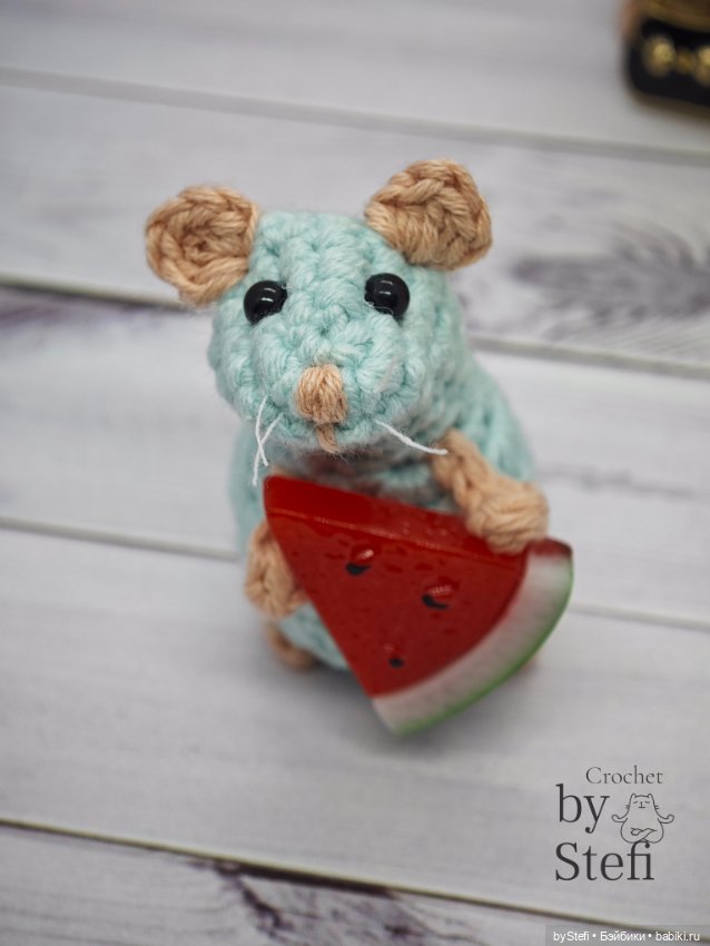 Разноцветные мышки — Вязаные игрушки и амигуруми: крючком (фото 10)