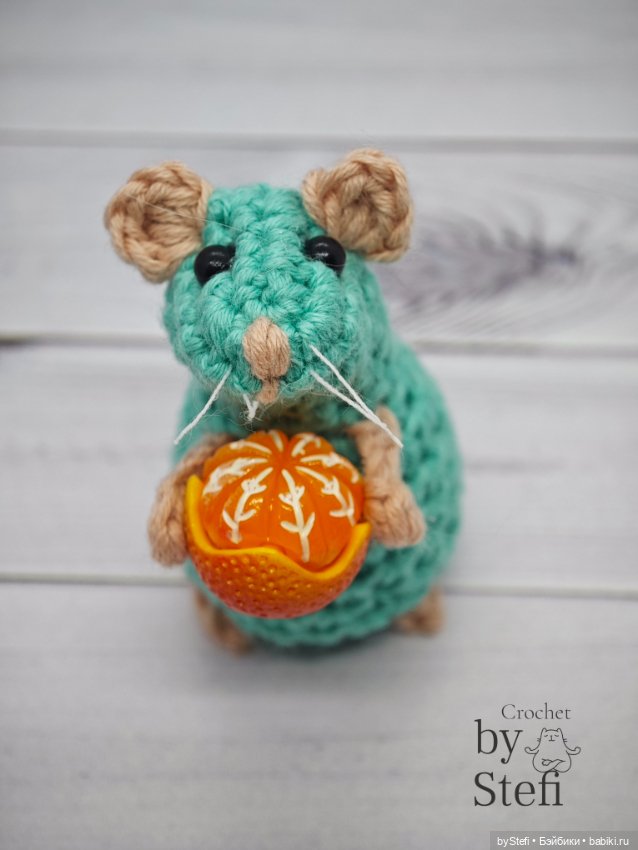 Разноцветные мышки — Вязаные игрушки и амигуруми: крючком