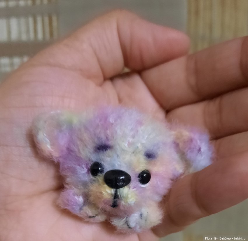 Мишка - брошка — Вязаные игрушки и амигуруми: крючком (фото 2)