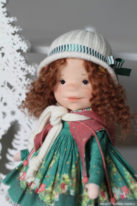 Динка — Авторские текстильные куклы: Вальдорфские (фото 4)