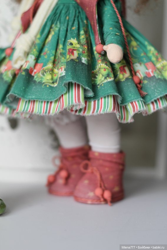 Динка — Авторские текстильные куклы: Вальдорфские (фото 7)