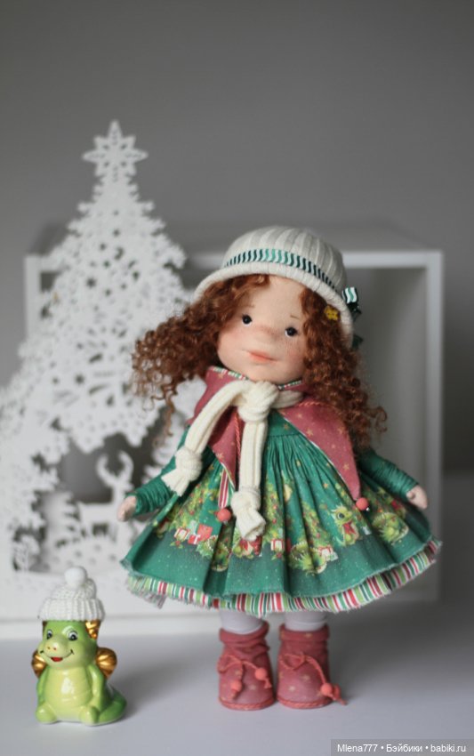 Динка — Авторские текстильные куклы: Вальдорфские (фото 9)