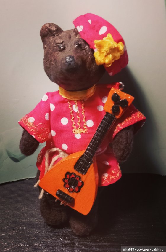 Потап и Лукерья — Авторские игрушки из разных материалов: синельная проволока (фото 3)