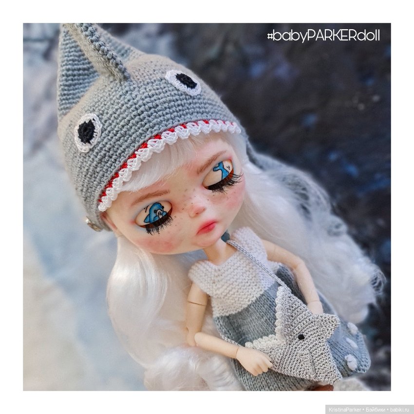 Кастом #19 Акула Ирочка — Куклы Blythe (Блайз) ООАК: кастом (фото 4)