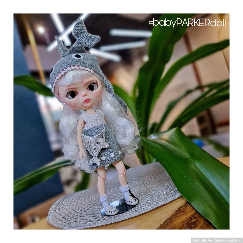 Кастом #19 Акула Ирочка — Куклы Blythe (Блайз) ООАК: кастом (фото 2)