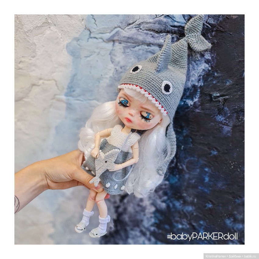 Кастом #19 Акула Ирочка — Куклы Blythe (Блайз) ООАК: кастом (фото 5)