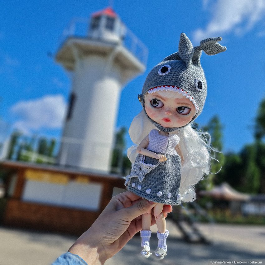 Кастом #19 Акула Ирочка — Куклы Blythe (Блайз) ООАК: кастом (фото 6)
