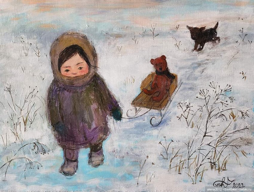 Живопись, как паломничество в детство