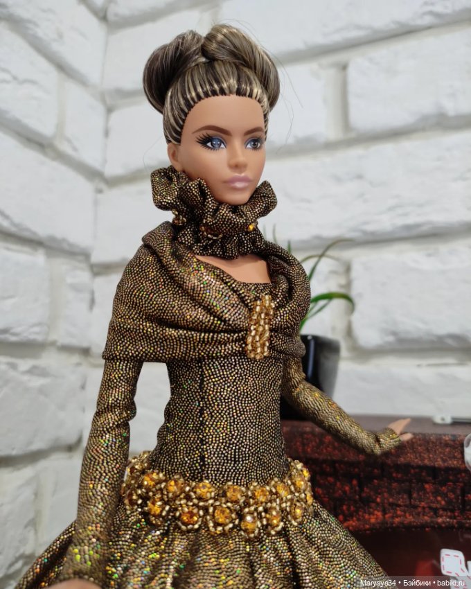 Золотой шик — Одежда и обувь для кукол своими руками: фото (фото 3)