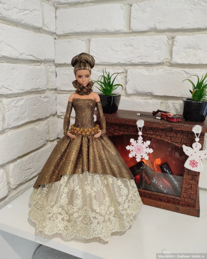 Золотой шик — Одежда и обувь для кукол своими руками: фото (фото 6)