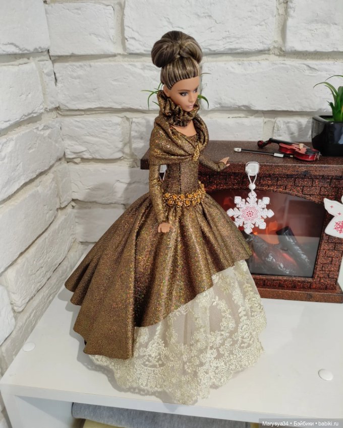 Золотой шик — Одежда и обувь для кукол своими руками: фото