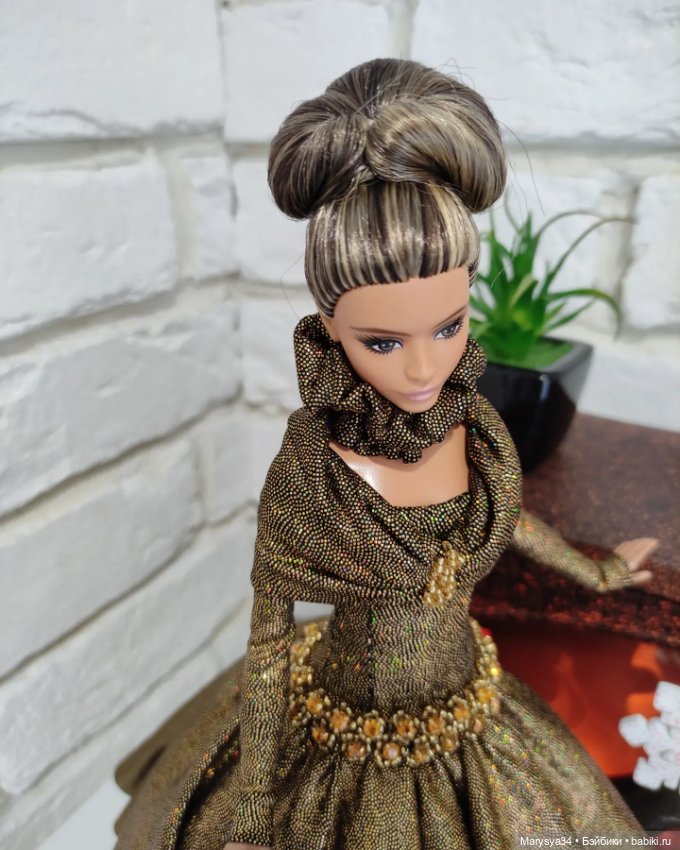 Золотой шик — Одежда и обувь для кукол своими руками: фото (фото 4)