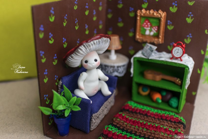 Домик Грибочка — Румбоксы и кукольные интерьеры: фото (фото 2)