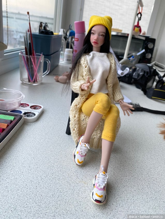 Первые фото малышек — Авторские шарнирные куклы своими руками: лепка (фото 10)