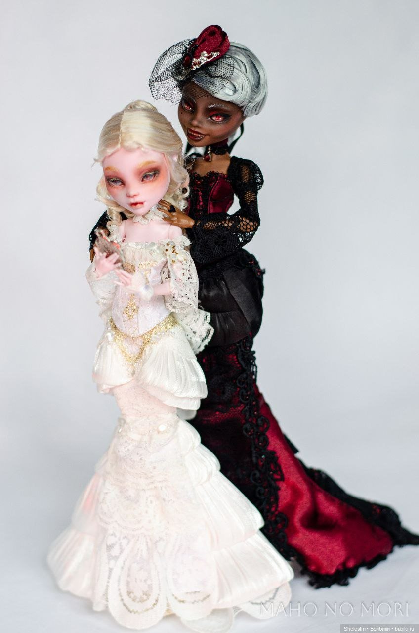 Викторианские Леди вамп — ООАК Monster High и Ever After High: репейнт