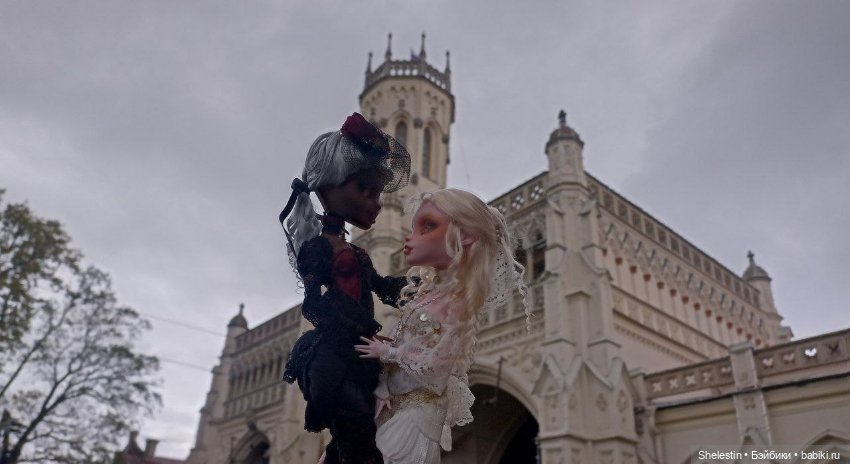 Викторианские Леди вамп — ООАК Monster High и Ever After High: репейнт (фото 7)